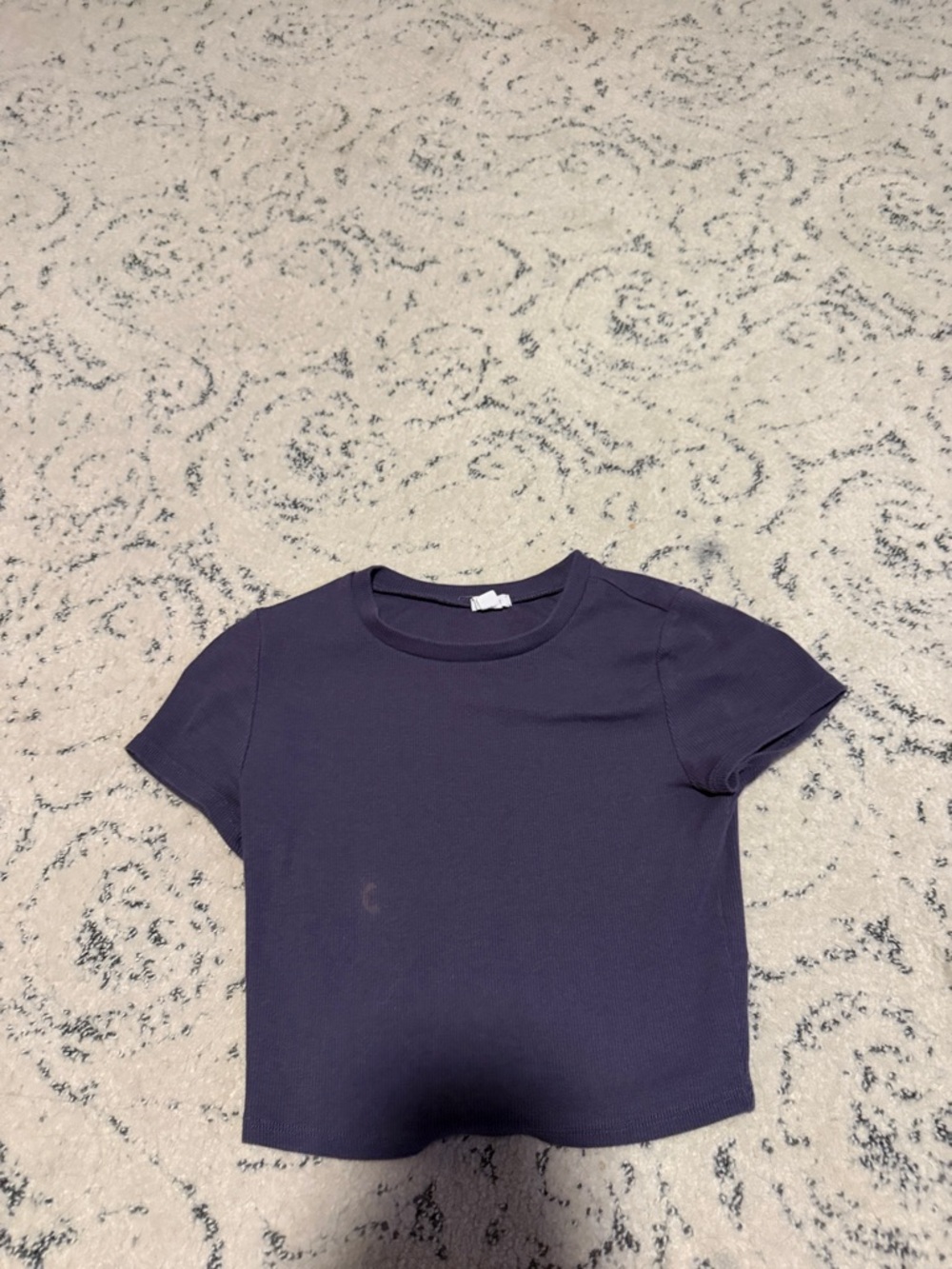 Garage Girls Short Sleeve Crewneck Top - Dark Navy